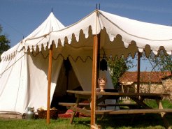 Campsites to rent in St Germain de Longue Chaume, Central Western France, France